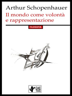 cover image of Il mondo come volontà e rappresentazione